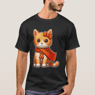Leukemia Awarness Cat lover For Women Men Toddlers T-Shirt