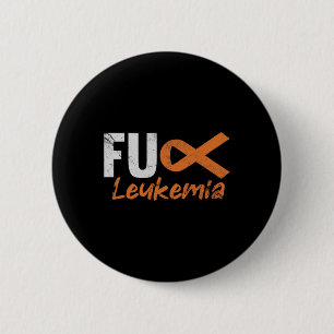 Leukemia Blood Cancer Fighter Awareness Distressed Button