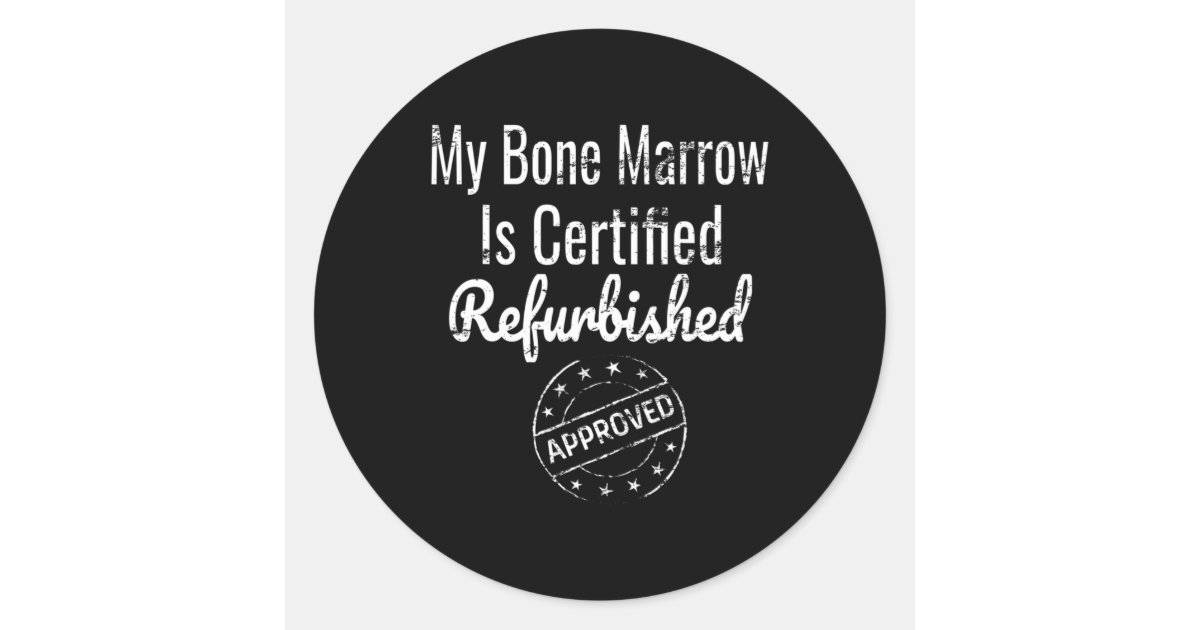Leukemia Bone Marrow Aplastic Anemia Awareness Classic Round Sticker ...