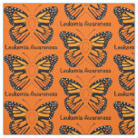 Leukemia Butterfly Awareness Ribbon Fabric