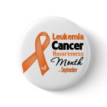 Leukemia Cancer Awareness Month Button