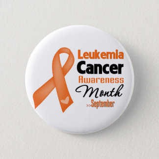 Leukemia Cancer Awareness Month Button
