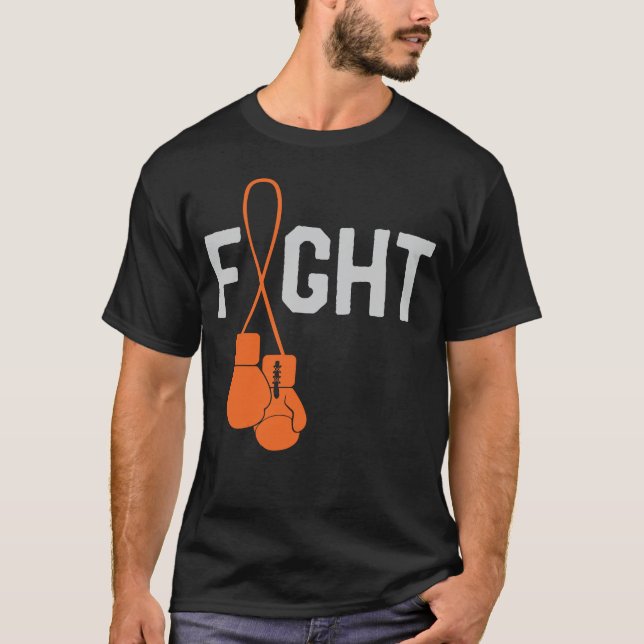 Leukemia Cancer Awareness Month Ribbon Survivor T-Shirt (Front)