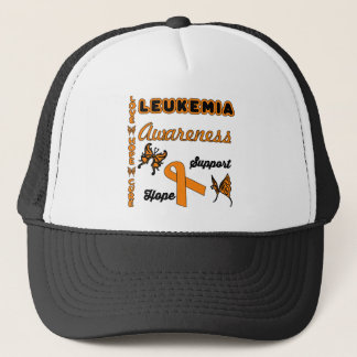 Leukemia Cancer Awareness Trucker Hat