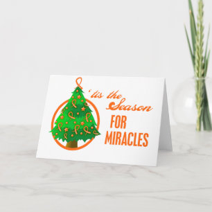 Leukemia Cancer Christmas Miracles Holiday Card