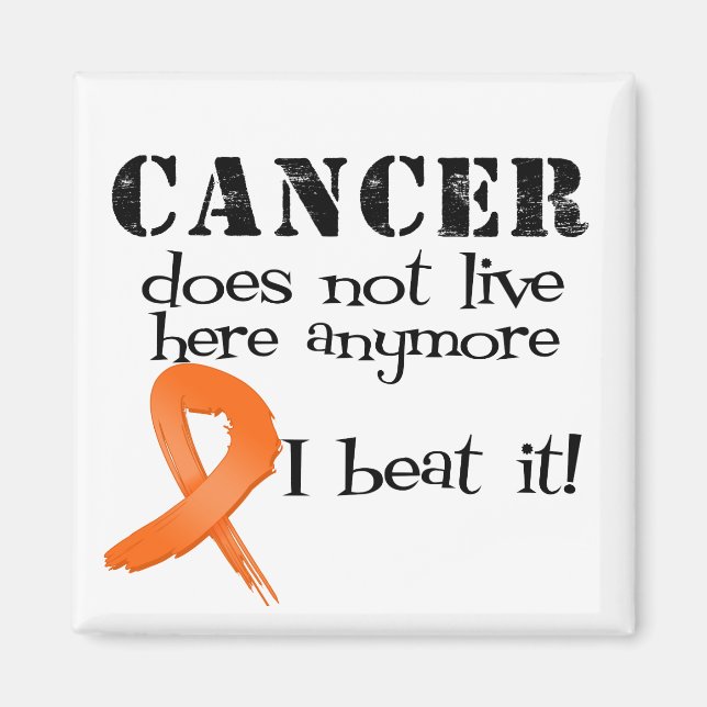 Leukemia Cancer Does Not Live Here Anymore Magnet (Front)