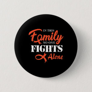 Leukemia Cancer Fight Cancer Ribbon Button