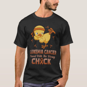Leukemia Cancer Messed With The Wrong Chick Warrio T-Shirt