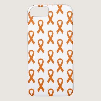Leukemia Cancer Orange Ribbon Phone Case
