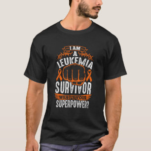 Leukemia Cancer Survivor Awareness Ribbon Gifts  T-Shirt