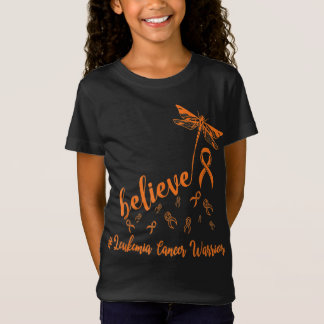 leukemia cancer warrior dragonfly believe hope . T-Shirt