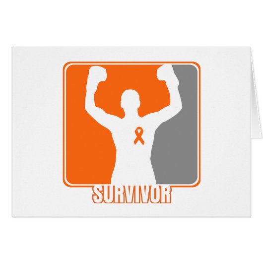 Leukemia Cancer Winning Survivor Cards (Front Horizontal)
