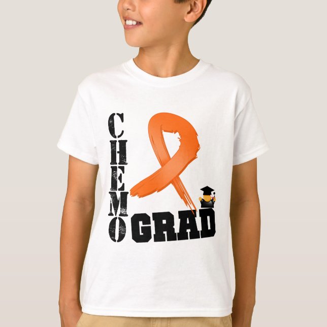 Leukemia Chemo Grad T-Shirt (Front)
