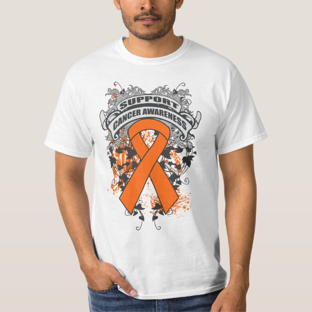 Leukemia - Cool Support Awareness Slogan T-Shirt (Front)