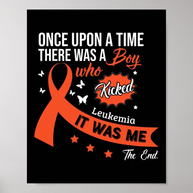 Leukemia Fight Cancer Ribbon 11  Poster (Front)