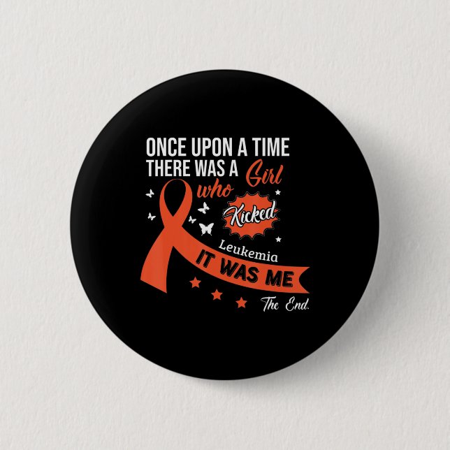 Leukemia Fight Cancer Ribbon 1 Button (Front)