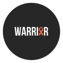 Leukemia Fight Cancer Ribbon 5 Classic Round Sticker