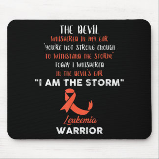 Leukemia Fight Cancer Ribbon 8 Mouse Pad