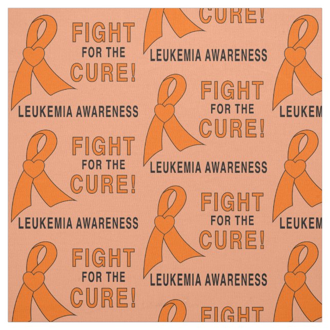 Leukemia: Fight for a Cure! Fabric (Swatch)