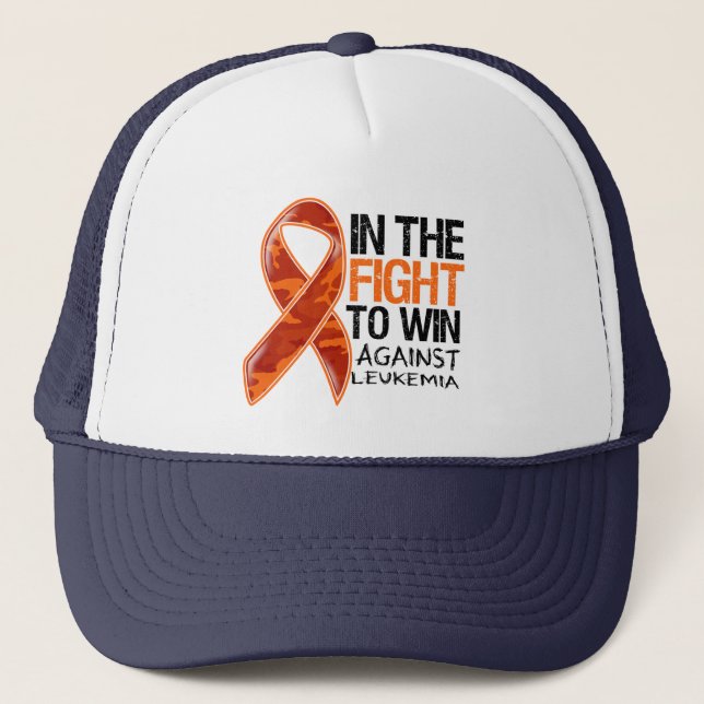 Leukemia - Fight To Win Trucker Hat (Front)
