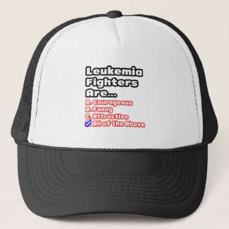 Leukemia Fighter Quiz Trucker Hat