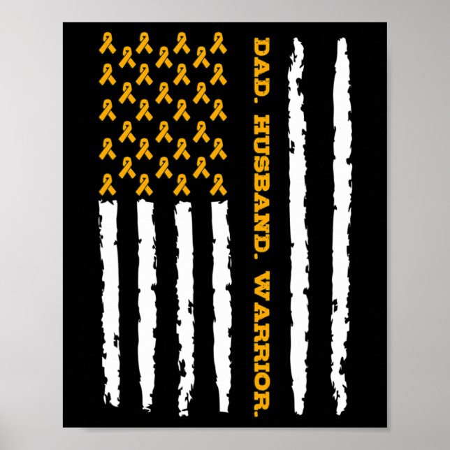 Leukemia  For Men Cancer Leukemia Awareness Poster (Front)