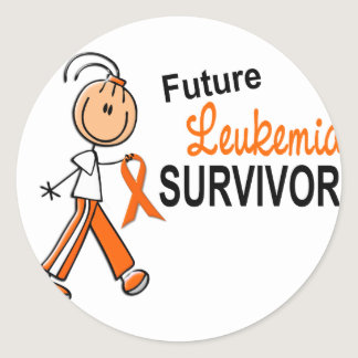 Leukemia Future Survivor SFT Classic Round Sticker