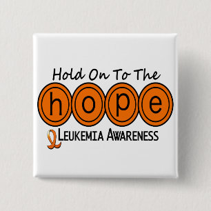 Leukemia HOPE 6 Pinback Button