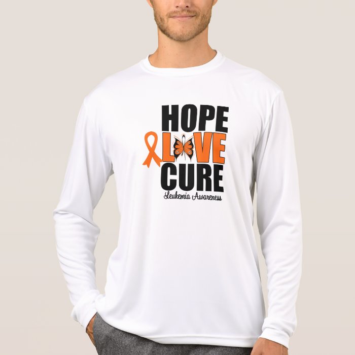 Leukemia Hope Love Cure Shirts