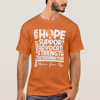 Leukemia Hope Support Strength T-Shirt