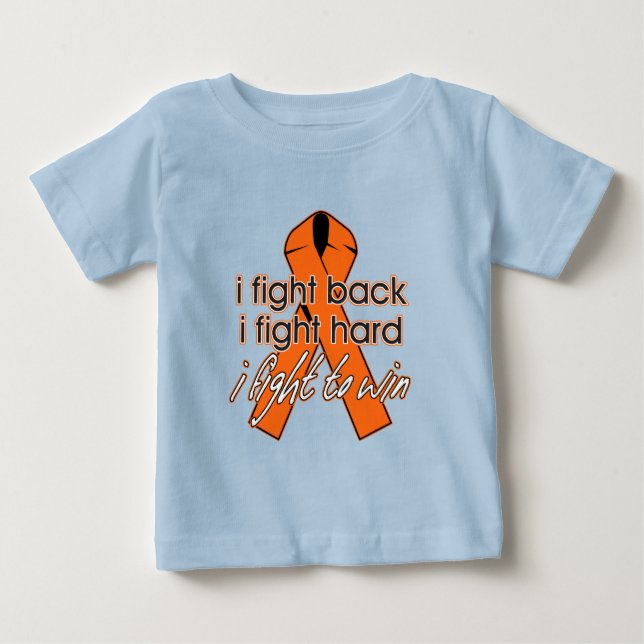 Leukemia I Fight Back Baby T-Shirt (Front)