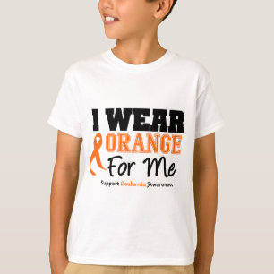 Leukemia I Wear Orange For Me T-Shirt