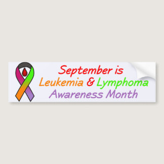 Leukemia & Lymphoma Awareness Month Bumper Sticker