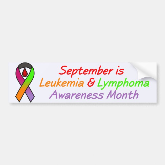 Leukemia & Lymphoma Awareness Month Bumper Sticker (Front)