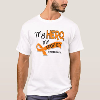 Leukemia MY HERO MY BROTHER 42 T-Shirt