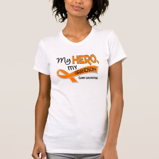 Leukemia MY HERO MY GRANDSON 42 T-Shirt