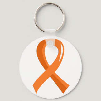 Leukemia Orange Ribbon 3 Keychain
