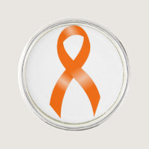 Leukemia Orange Ribbon Lapel Pin