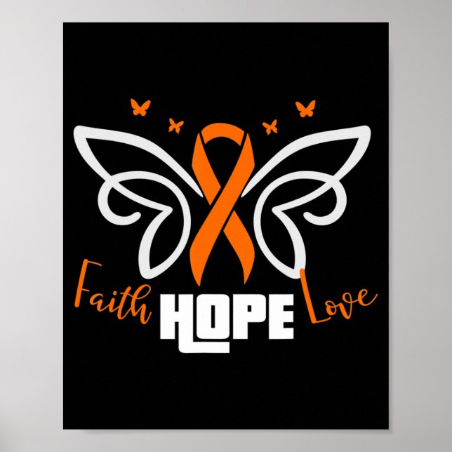 leukemia Outfit Gift for a leukemia Cancer Patient Poster (Front)