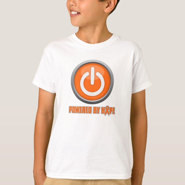 Leukemia Powered by Hope T-Shirt (Front)