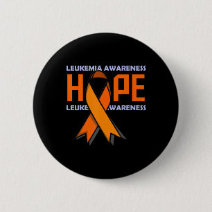 Leukemia Ribbon  Leukemia Awareness  Button