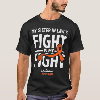 Leukemia Sister Blood Cancer Support Brother In La T-Shirt