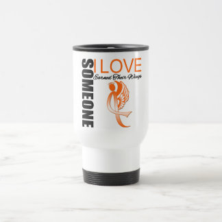 Leukemia Someone I Love Earned Their Wings Travel Mug