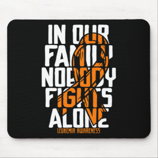 Leukemia Support Blood Cancer Tee Family Leukemia  Mouse Pad