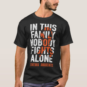 Leukemia Support Squad Fighter Warrior Leukemia Aw T-Shirt