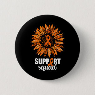 Leukemia Support Squad Shirt Button