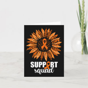 Leukemia Support Squad Shirt Card