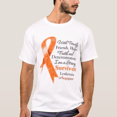 Leukemia Support Strong Survivor T_Shirt