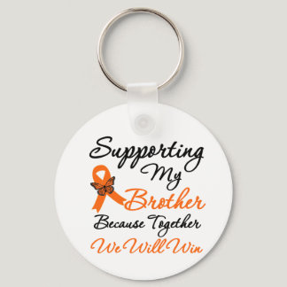 Leukemia Supporting My Brother Keychain