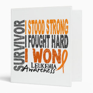 Leukemia Survivor 4 3 Ring Binder